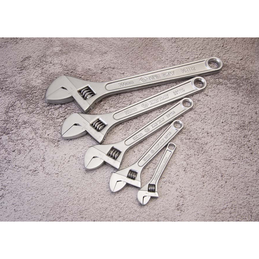 KING TONY Profi-Werkzeuge - Verstellbarer Schraubenschlüssel, metrisch - 25 mm 361108R