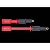 KING TONY Profi-Werkzeuge - 1/4" Verlängerung, isoliert 100mm 2221VE04