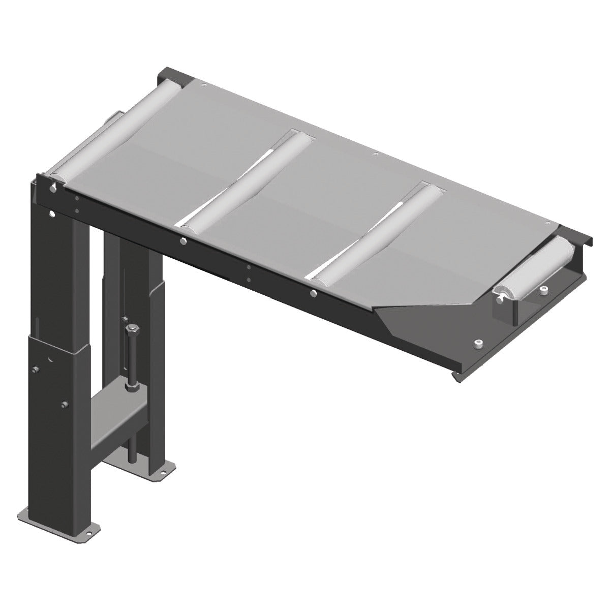 Metallkraft Verbindungsrollenbahn 390 mm, Zufuhrseite, für 60°-Schnitte - Art. 3649171