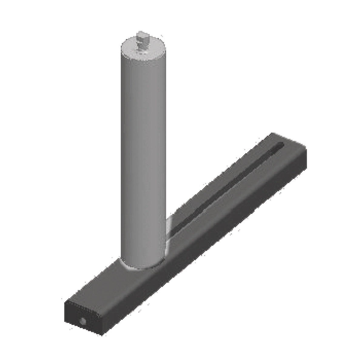 Metallkraft seitliche Führungsrolle 200 mm, beweglich - Art. 3649175