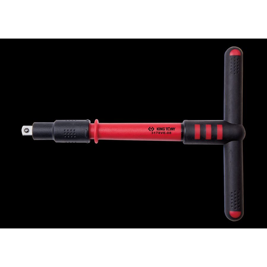 KING TONY Profi-Werkzeuge - 3/8" T-griff isoliert 200mm 3178VE08