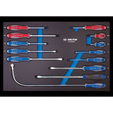 KING TONY Profi-Werkzeuge - Schlitz- und PHILLIPS® und Magnet-Finge-Set, EVAWAVE - 13 tlg. 931923MRE01