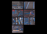 KING TONY Profi-Werkzeuge - 263 Werkzeuge EVAWAVE Einlage 934263MRED