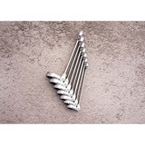 KING TONY Profi-Werkzeuge - Ratschen-Ring-Maulschlüssel mit Gelenkkopf, Blister - 13 mm BLI373013M