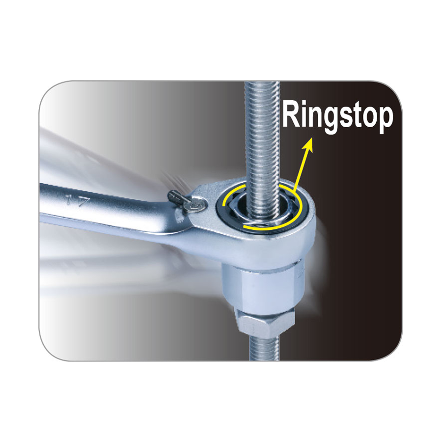 KING TONY Profi-Werkzeuge - Ratschenringschlüssel-Set, mit Adaptern - 13 tlg. 132A13MR