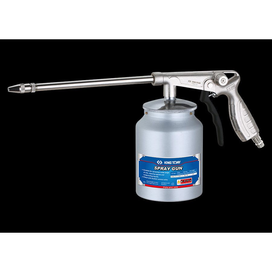 KING TONY Profi-Werkzeuge - Druckluft-Reinigungspistole 1000cc Edelstah 7998210