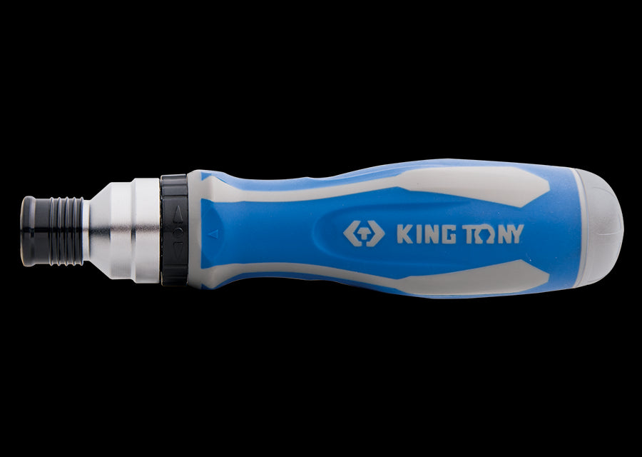 KING TONY Profi-Werkzeuge - Ratschen-Bithaltergriff 2155DF