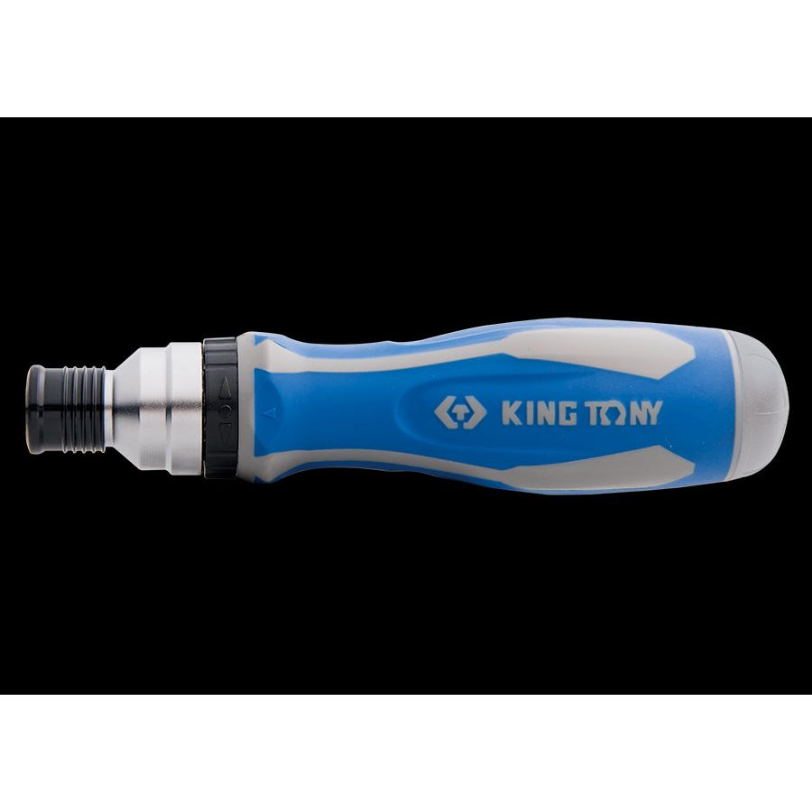 KING TONY Profi-Werkzeuge - Ratschen-Bithaltergriff 2155DF