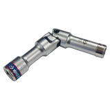 KING TONY Profi-Werkzeuge - 3/8’’ 6-Kant Steckschlüssel, für Zündkerzen, Zoll -  12 mm 378512M