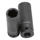 Kraftwerk PRO LINE 1/2" Schlag-Maschinenschrauber Steckschlüsseleinsatz Aussen Sechskant, 78 mm lang, 14 mm