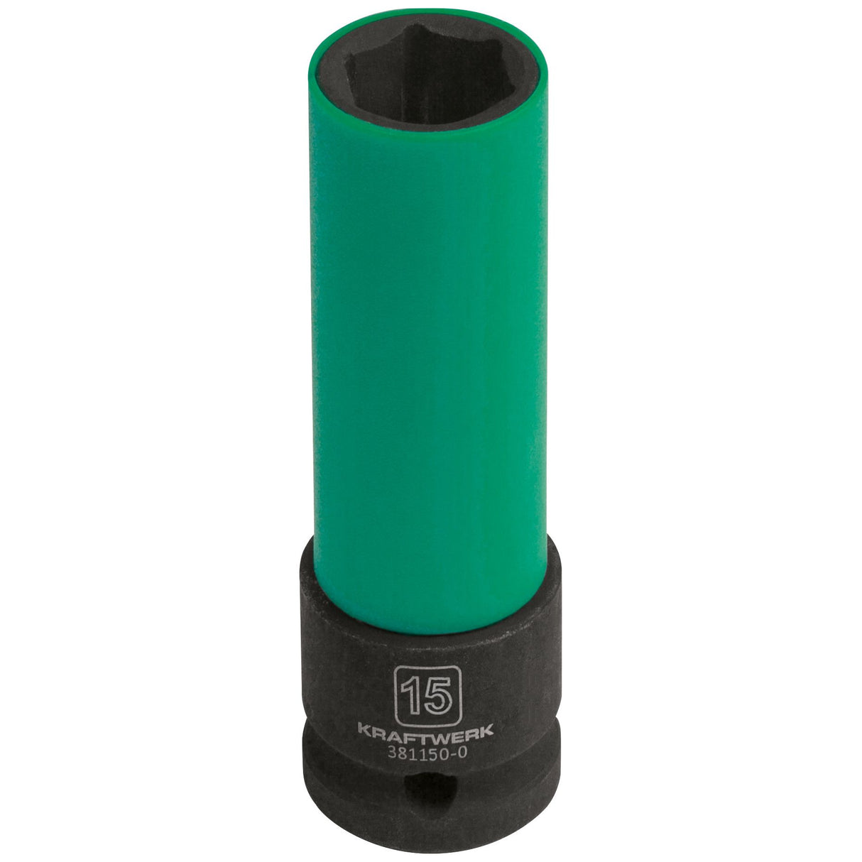 Kraftwerk PRO LINE 1/2" Schlag-Maschinenschrauber Steckschlüsseleinsatz mit Schonhülse Aussen Sechskant, 15 mm