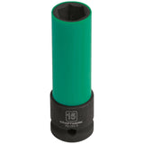 Kraftwerk PRO LINE 1/2" Schlag-Maschinenschrauber Steckschlüsseleinsatz mit Schonhülse Aussen Sechskant, 15 mm