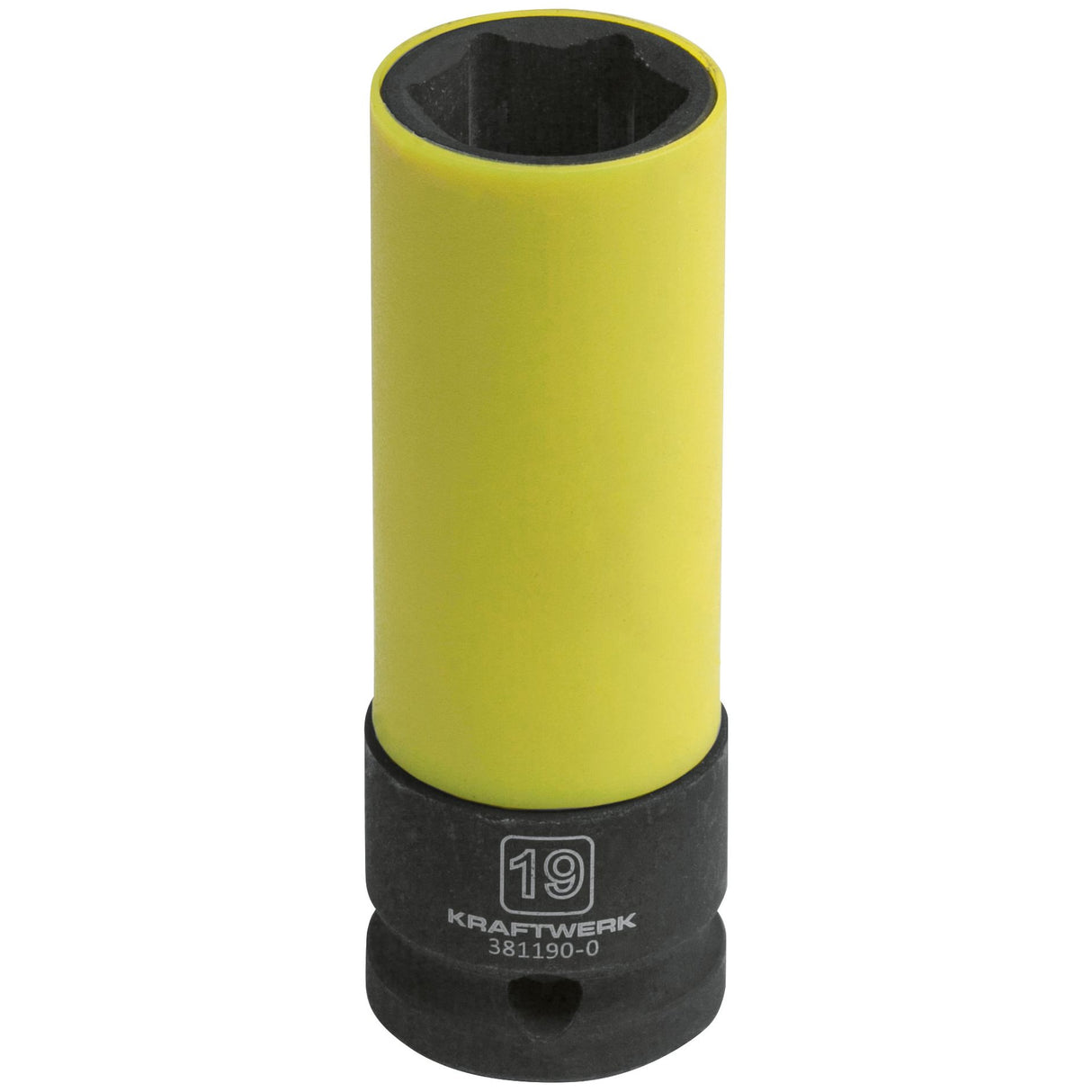 Kraftwerk PRO LINE 1/2" Schlag-Maschinenschrauber Steckschlüsseleinsatz mit Schonhülse Aussen Sechskant, 19 mm