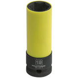 Kraftwerk PRO LINE 1/2" Schlag-Maschinenschrauber Steckschlüsseleinsatz mit Schonhülse Aussen Sechskant, 19 mm
