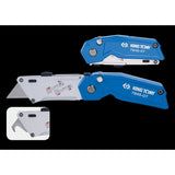 KING TONY Profi-Werkzeuge - Klappmesser zwei Klingen 794507