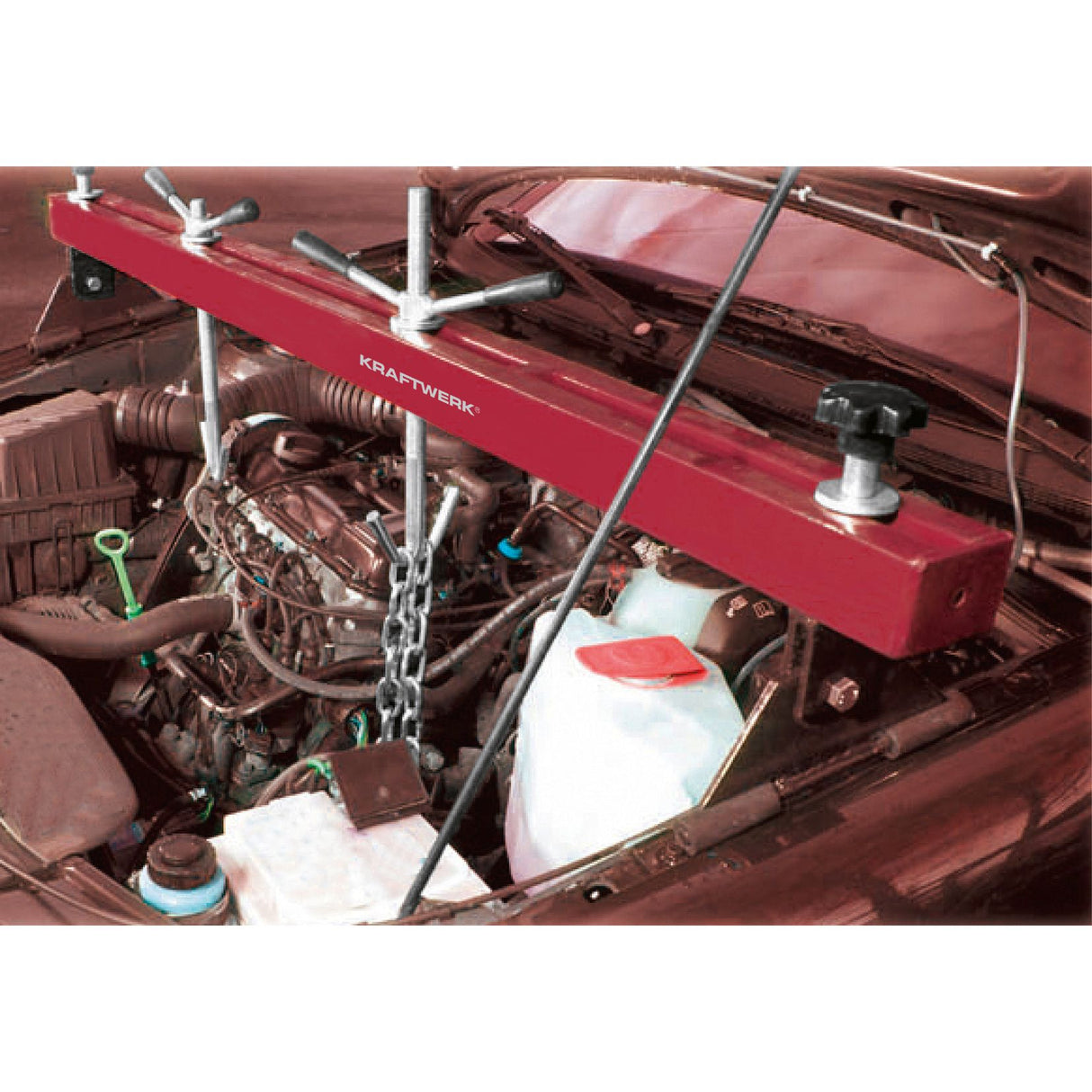 KRAFTWERK Motormontagebrücke 500 kg – für professionelle Motorreparaturen - KW-38130