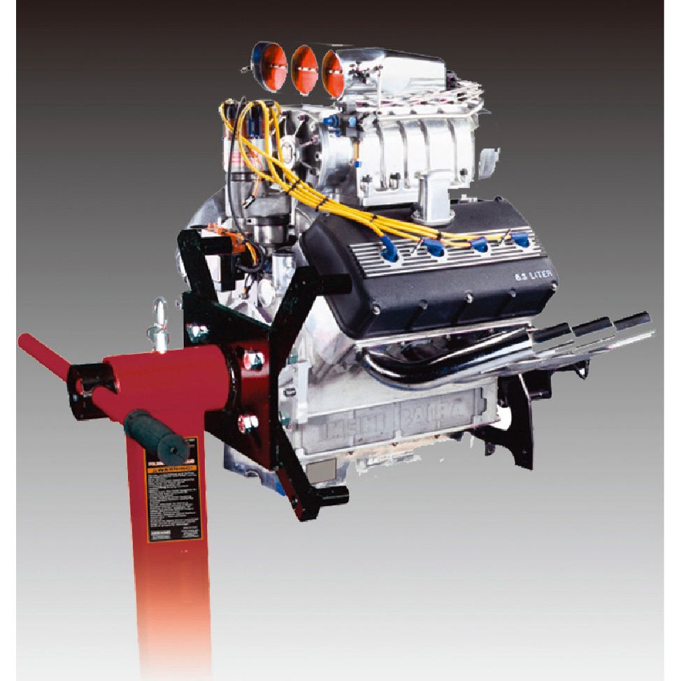 KRAFTWERK Mobiler Motor-Montagebock 680 kg – 360° drehbar & klappbar für effiziente Motorarbeiten - KW-38131