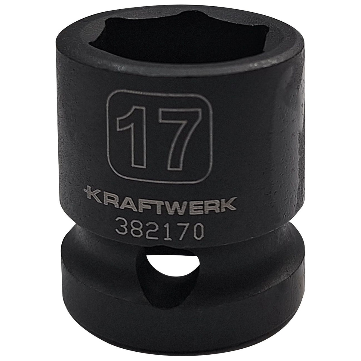 KRAFTWERK 28 mm 17 PRO LINE 1/2" Schlag-Maschinenschrauber Steckschlüsseleinsatz Aussen Doppel-Sechskant, 12-kant, kurz, - KW-382170