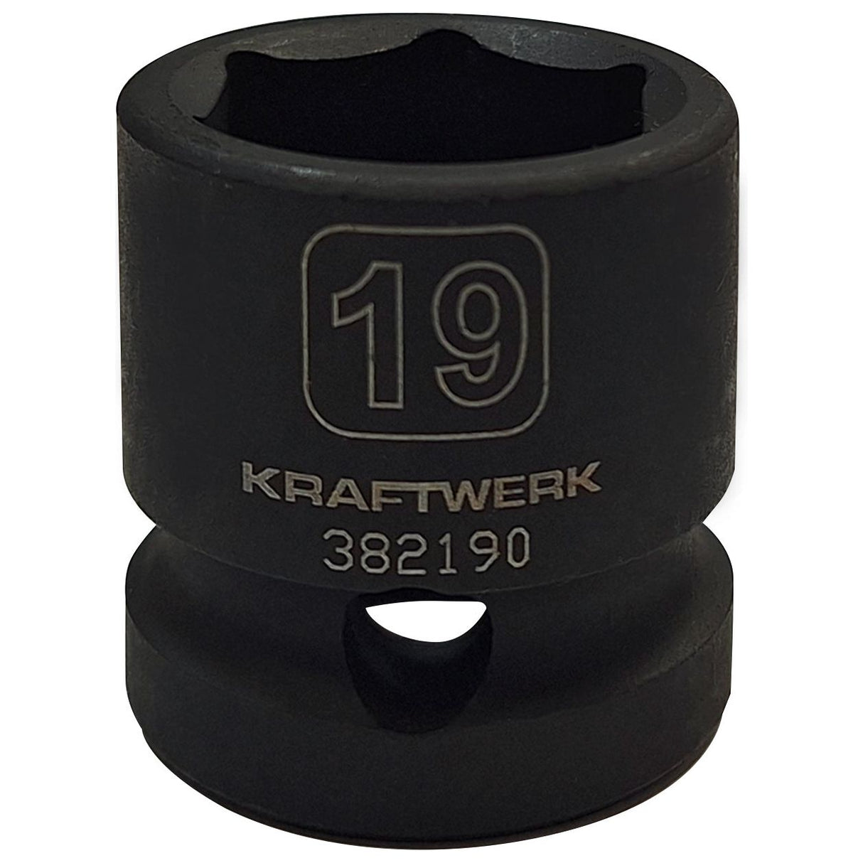 KRAFTWERK 28 mm 19 PRO LINE 1/2" Schlag-Maschinenschrauber Steckschlüsseleinsatz Aussen Doppel-Sechskant, 12-kant, kurz, - KW-382190