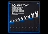 KING TONY Profi-Werkzeuge - Metrisches Kombischlüssel-set 9TLG 12D09MRN