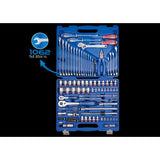 KING TONY Profi-Werkzeuge - Komplette werkzeugkoffer mit 1/4" und 1/2" steckschlüssel - 103 TLG. 7503MR01