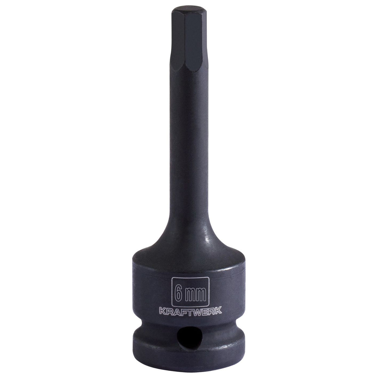 Kraftwerk PRO LINE 1/2" Schlag-Maschinenschrauber Schraubendreher-Steckschlüsseleinsatz Innen Sechskant, 78 mm lang, 6 mm