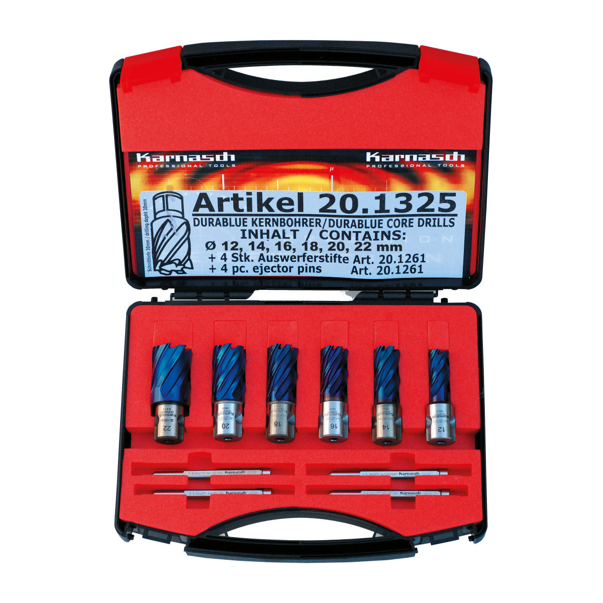 Metallkraft Kernbohrer-Set BLUE-LINE SET 30 - Art. 38720.1325