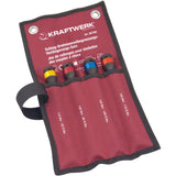 Kraftwerk PRO LINE 1/2" Schlag-Maschinenschrauber Verlängerung mit Drehmomentbegrenzung, 200 mm lang, 110 - 150 Nm, 4-tlg