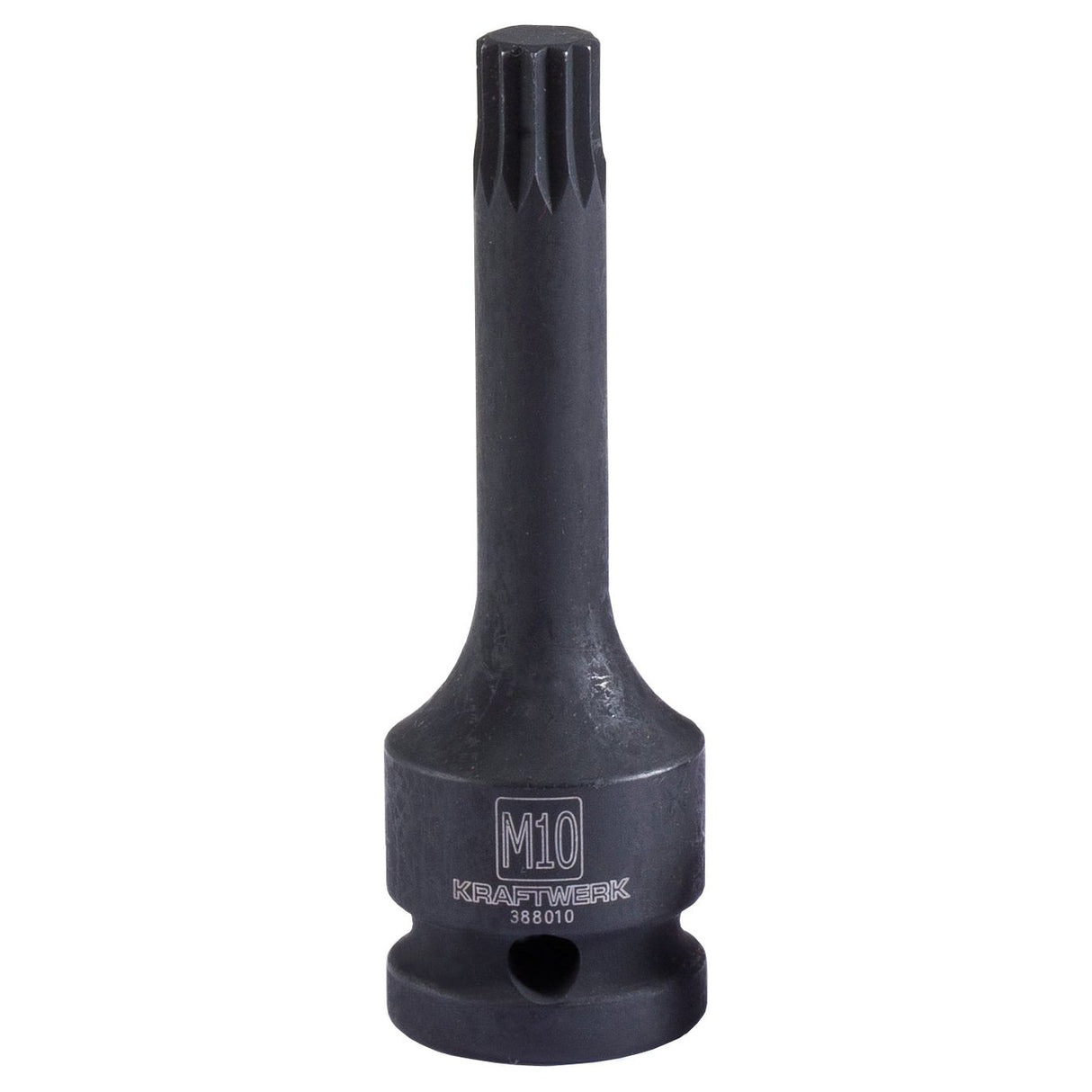 Kraftwerk PRO LINE 1/2" Schlag-Maschinenschrauber Schraubendreher-Steckschlüsseleinsatz Vielzahn XZN, M10