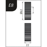 Metallkraft Biegerollensatz Typ E8, Ø 62 x 26 x 22 mm - Art. 3880138