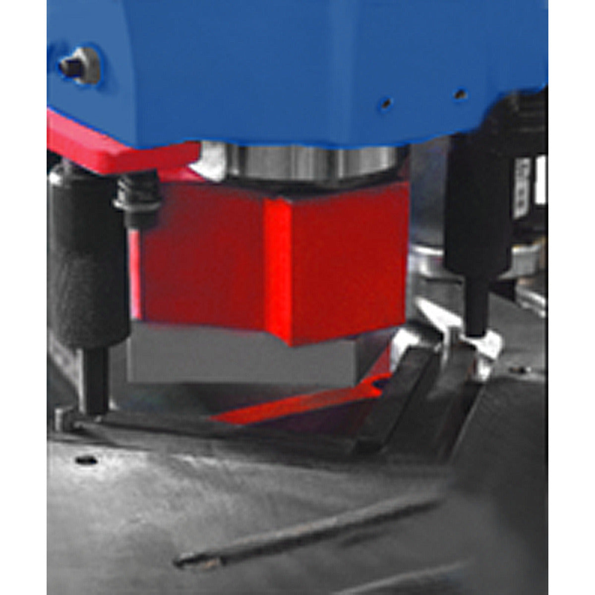 Metallkraft V-Messersatz 100 x 100 mm für Ausklinkstation inklusive Aufnahmen und Tisch für HPS 60S - Art. 3887131