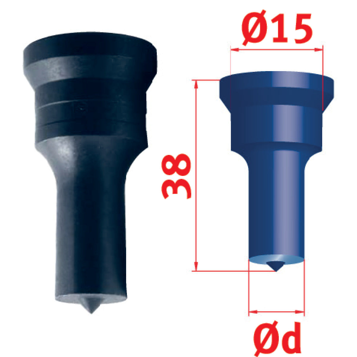 Metallkraft Nr.1 Rundstempel Ø 6,0 mm - Art. 388936,0