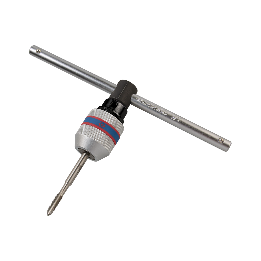 KING TONY Profi-Werkzeuge - Porte-outils à cliquet 1/4" pour taraud M3-M8 39122008MD