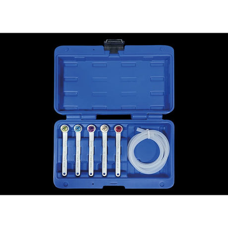 KING TONY Profi-Werkzeuge - Schlüsselsatz für Bremsenentlüftung, 6-teilig 9BC5001MR