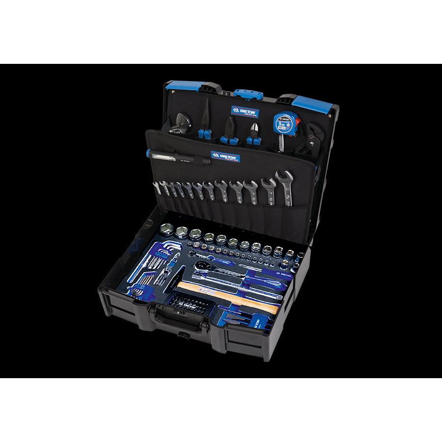 KING TONY Profi-Werkzeuge - Modulierbare Aufbewahrungsbox - 112 tlg. 9052002MRV
