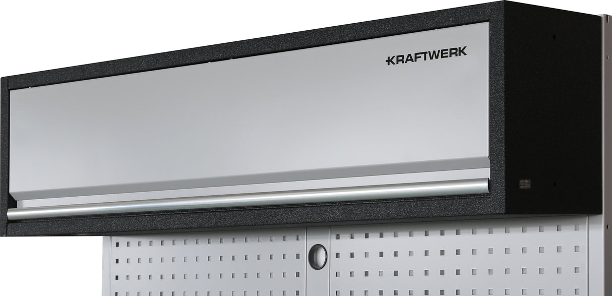 Kraftwerk Mobilio Werkstatteinrichtung, Werkbank Oberschrank breit, mit Klappe und Gasfederung