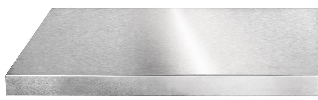 Kraftwerk Mobilio Werkstatteinrichtung, Werkbank Arbeitsplatte Edelstahl, für 2 Unterschränke, B 1361 x T 463 mm