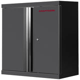 Kraftwerk Mobilio Werkstatteinrichtung, Werkbank Black Edition Oberschrank, 2-türig