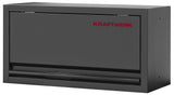 Kraftwerk Mobilio Werkstatteinrichtung, Werkbank Black Edition 3er Kombi mit 5 Schubladen, 4 Schränken, Vierkant-Lochwand, Arbeitsplatte Buche Multiplex, Tiefe 721 mm