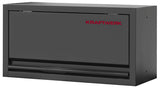 Kraftwerk Mobilio Werkstatteinrichtung, Werkbank Black Edition 3er Kombi, 13 Schubladen, 4 Schränke, Vierkant-Lochwand, Arbeitsplatte Buche Multiplex
