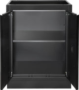 KRAFTWERK MOBILIO – 3er Unterschrank-Kombi mit Buche-Arbeitsplatte & 16 Schubladen - KW-3964K-BLK-26