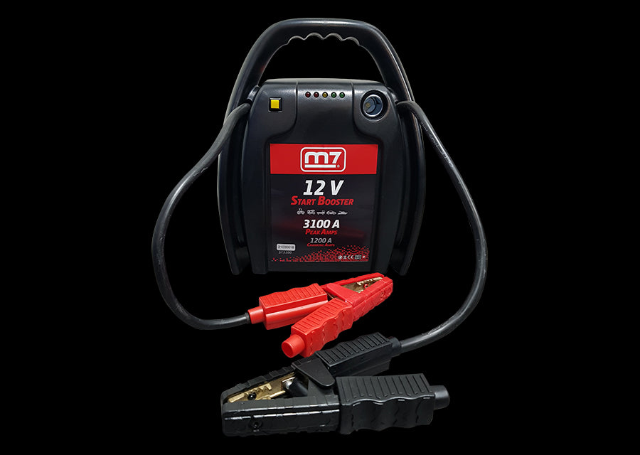 M7 Power-Werkzeuge - 12V Starthilfe Booster 1200CA - 3100PA ST3100