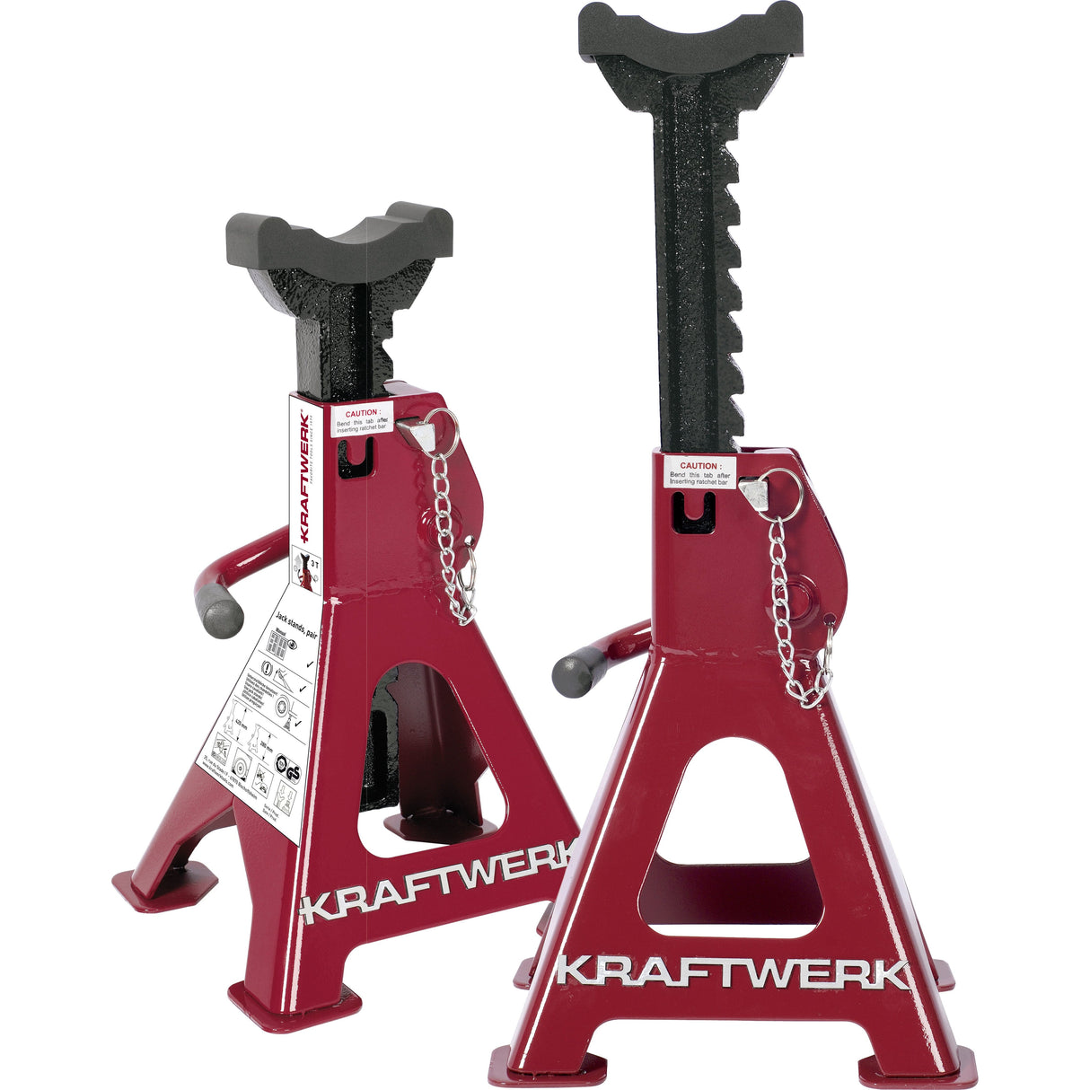 Kraftwerk PRO LINE Unterstellbock, 280 - 420 mm, 3 t, 1 Paar