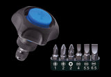 KING TONY Profi-Werkzeuge - Fingerratsche Bit-Halter ohne Griff und Bits 6tlg. P2746