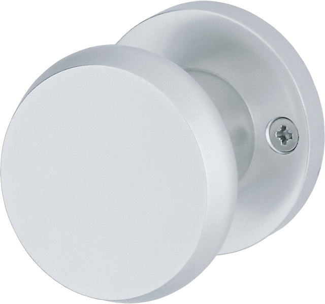 HOPPE Türknopf 54/11 Aluminium F1 gerade, feststehend auf Rosette, DIN links/rechts
