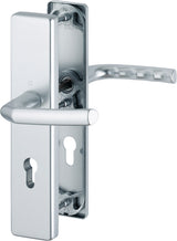 HOPPE Schutzgarnitur Birmingham 1117/2221A/2440 Alu F1 72 mm für Türstärke 37-42 mm