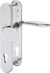 HOPPE Schutzwechselgarnitur Pisa M76G – Schutzgarnitur mit Stahlanbohrschutz, 72 mm, F77-R