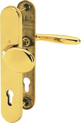 HOPPE Schutzwechselgarnitur Pisa M76G – Schutzgarnitur mit Stahlanbohrschutz, 72 mm, F77-R
