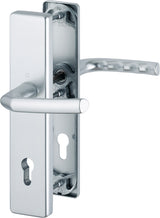 HOPPE Schutzgarnitur Birmingham 1117/2221A/2440 Alu F1 72 mm für Türstärke 37-42 mm
