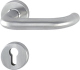 HOPPE Rosettenhalbgarnitur Paris E138Z/42/42S Edelstahl F69 für Kombischutz